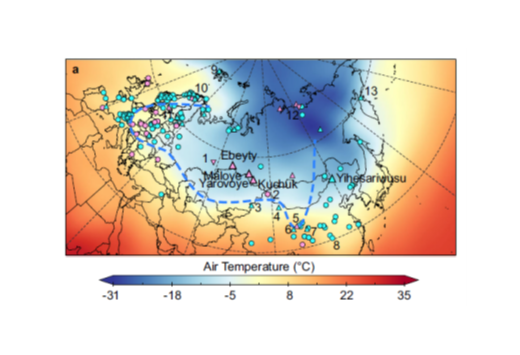 Spatial patterns of Holocene temperature changes over mid-latitude Eurasia